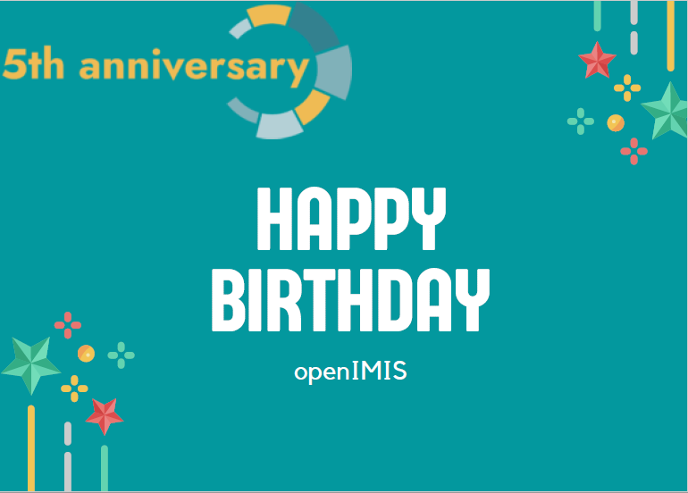 openIMIS Happy Birthday Celebration Anniversary