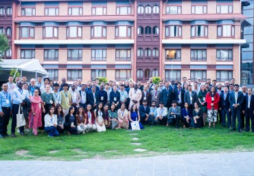 group photo of the 2026 Community Meeting in Nepal